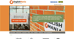 Desktop Screenshot of english-mania.com